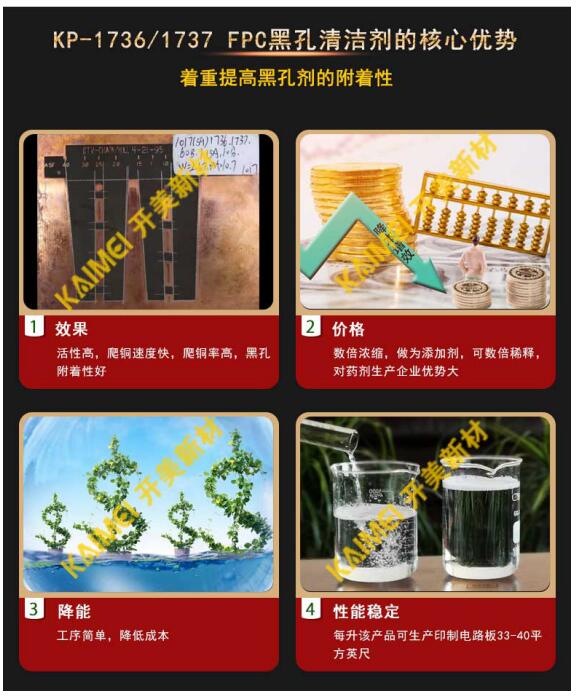 清潔調(diào)整劑在FPC黑孔工藝中的應(yīng)用